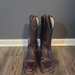 Dark Brown/ Maroon Cowboy Boots